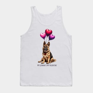 My German Shepherd Is My Valentine Tank Top